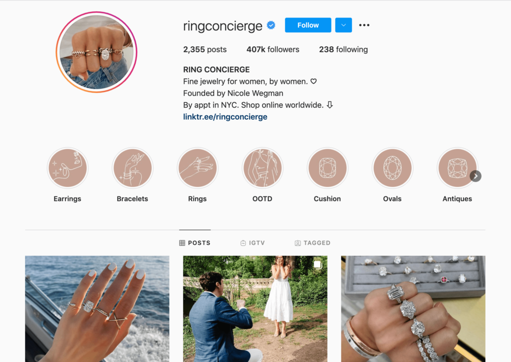 instagram brand ringconcierge