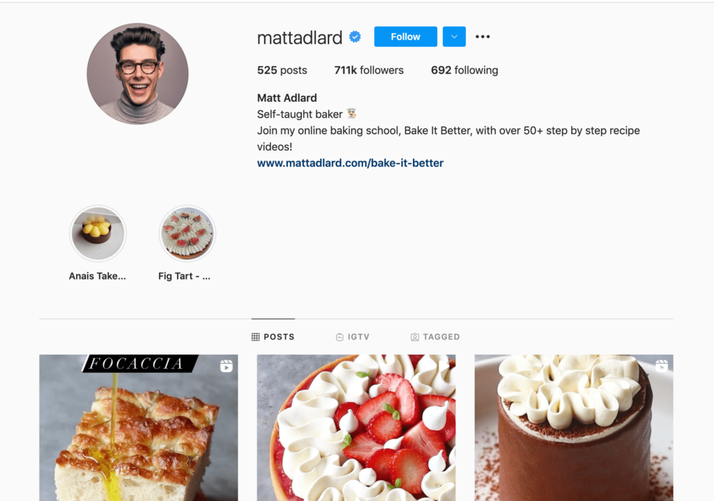 instagram brand matt adlard
