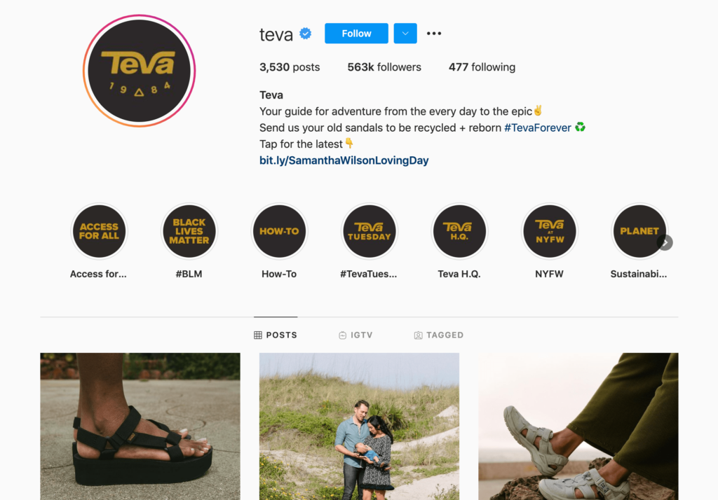 instagram brand teva
