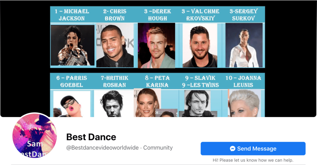 dance facebook