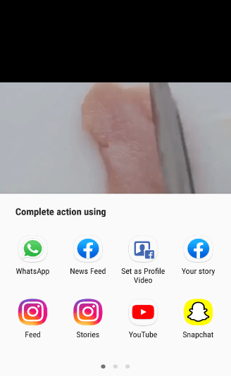 download instagram video sharing function