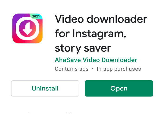 instagram download video google play store