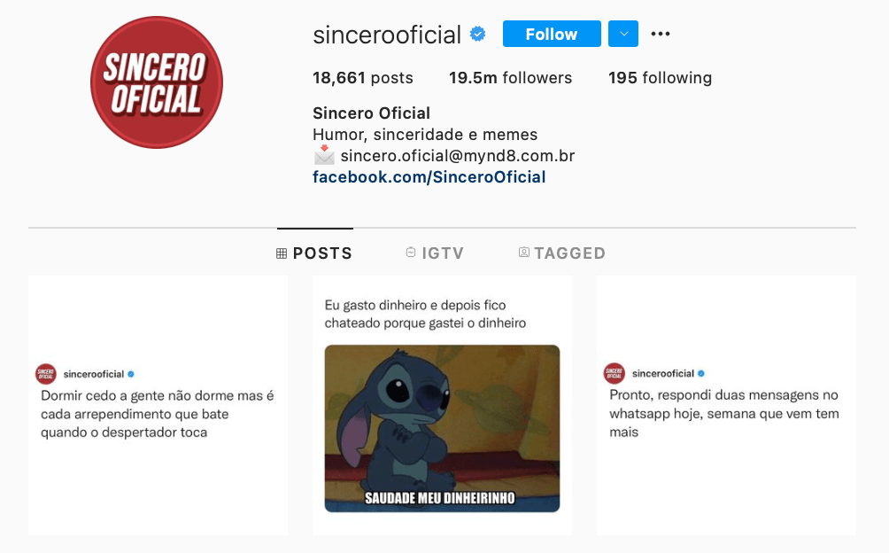 4 perfis engraçados do Instagram para seguir agora mesmo!