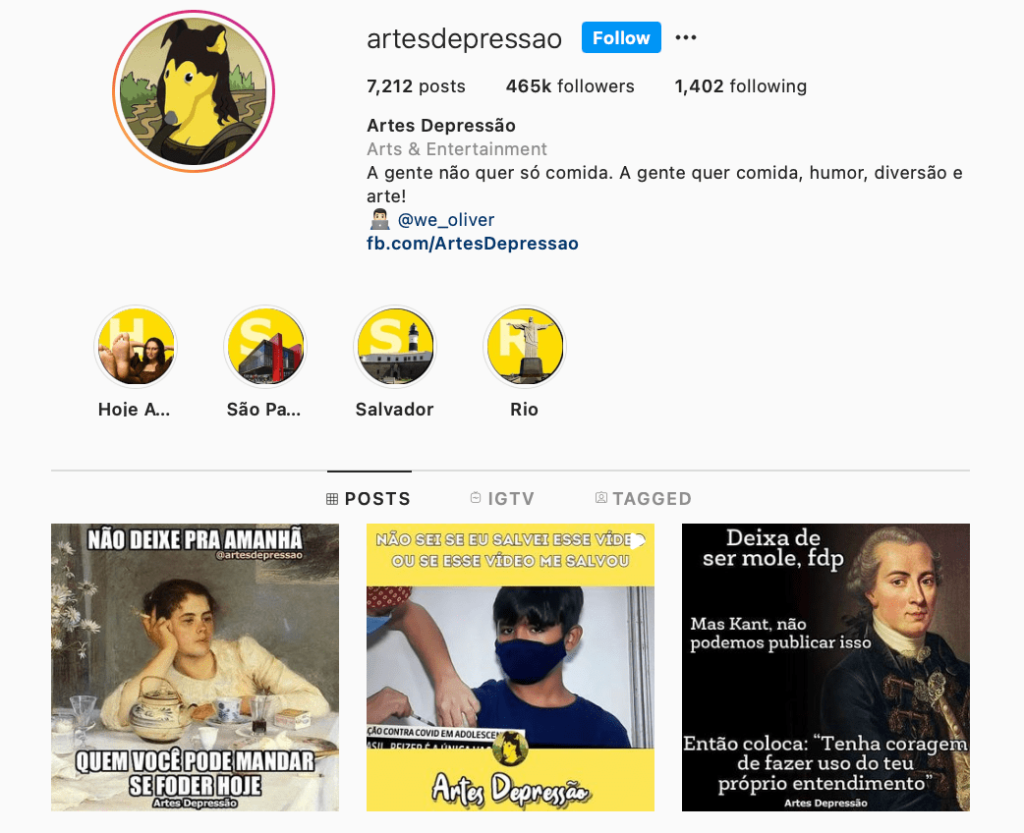 4 perfis engraçados do Instagram para seguir agora mesmo!