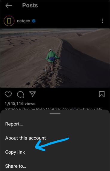 Download National Geographic from Instagram