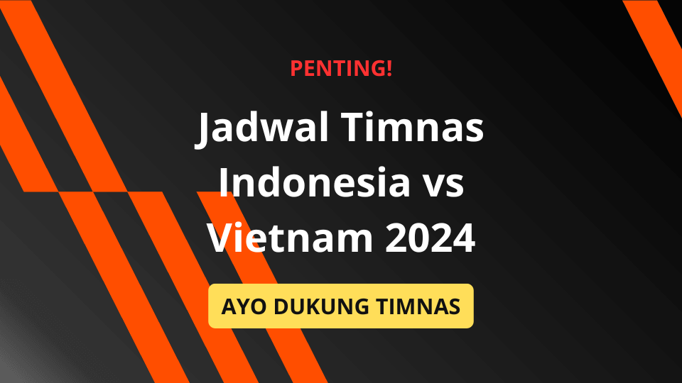 Jadwal Timnas