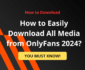 Download All Media from OnlyFans