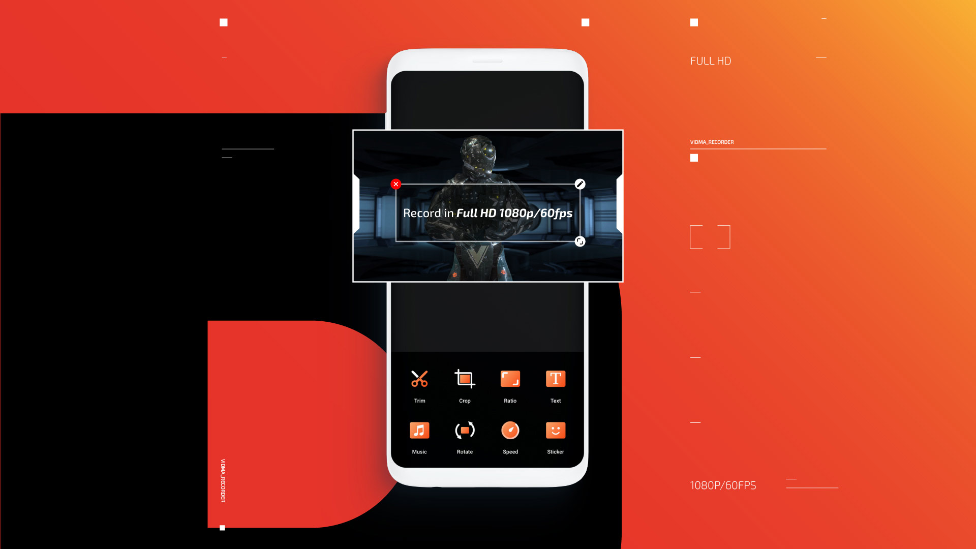 Vidma Screen Recorder App