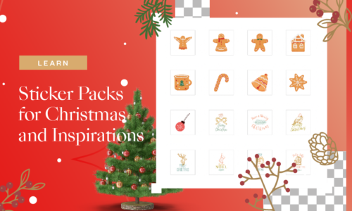 Christmas sticker packs inspiration