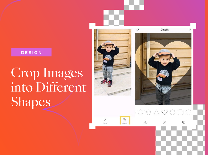 crop images into different shapes