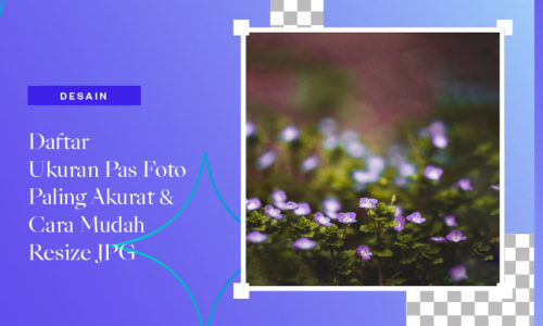 Daftar ukuran pas foto paling akurat dan cara mudah reize JPG menggunakan aplikasi Collart