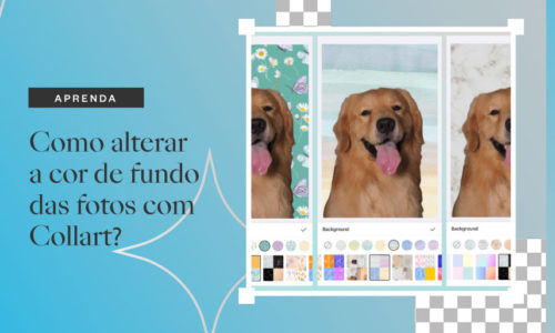 Como alterar a cor de fundo das fotos com Collart?