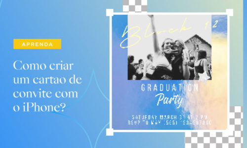 Como criar um cartão de convite com o iPhone?