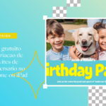 App gratuito de criação de convites de aniversário no iPhone ou iPad