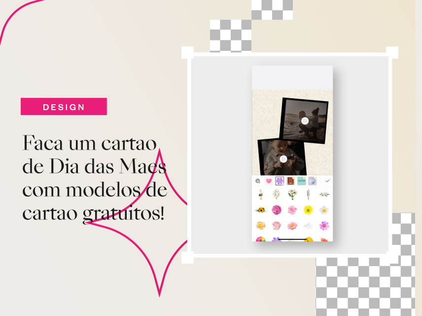 Faça um cartão de Dia das Mães com modelos de cartão gratuitos!
