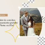 Criador de convite de casamento gratuito: baixe no iPhone ou iPad!