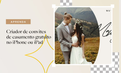 Criador de convite de casamento gratuito: baixe no iPhone ou iPad!